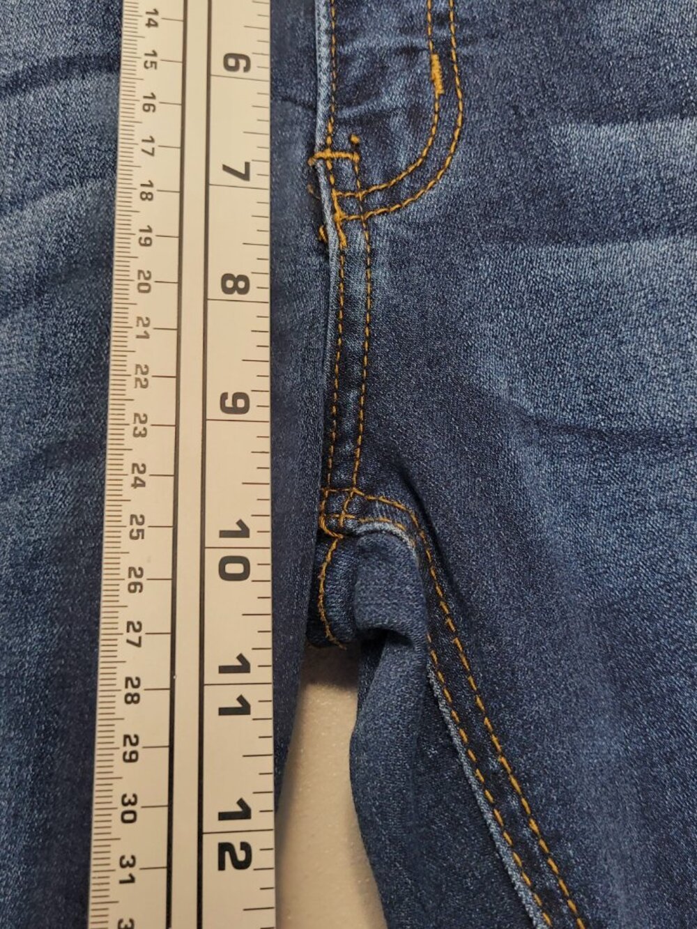 Kancan Dark Indigo Flare Bootcut Jeans rodeo western casual size 32 - Picture 7 of 7